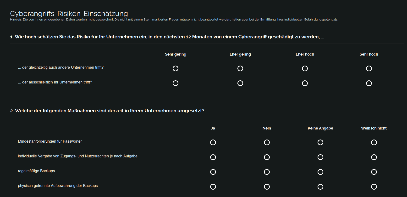 Beispielergebnisse